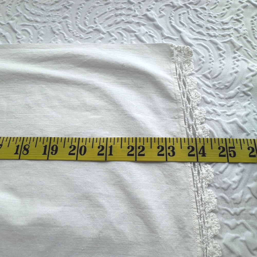 Embroidered Apron White‎ Floral - Picture 7 of 8
